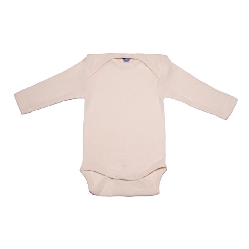 Cosilana body ull/silke/bomull naturhvit
