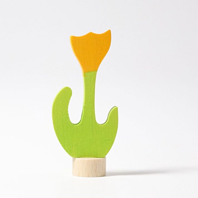 Hovedbilde Grimm's figur til bursdagsring gul tulipan