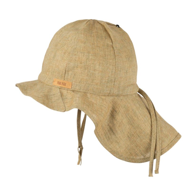 Pure Pure solhatt vid brem brungrønn - kun 53