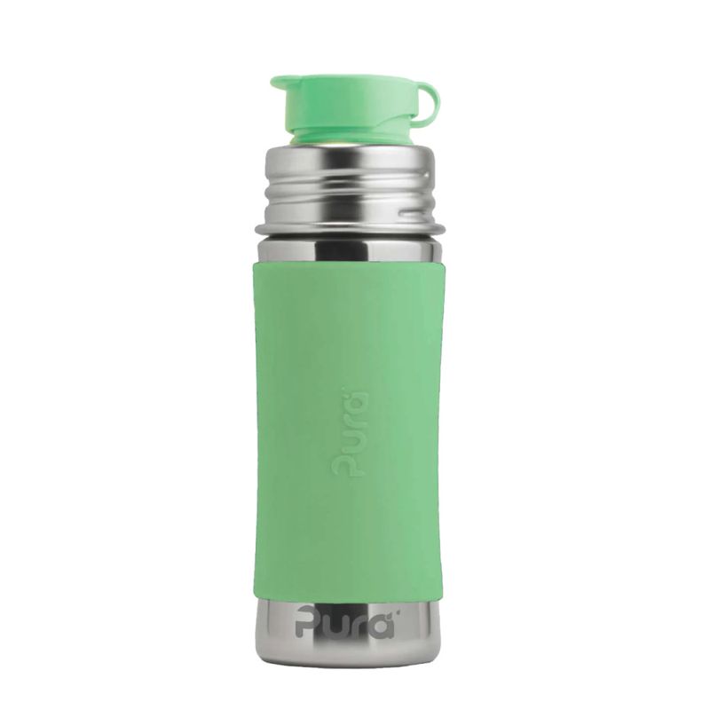 Pura Sport Mini flaske stål 325 ml Moss