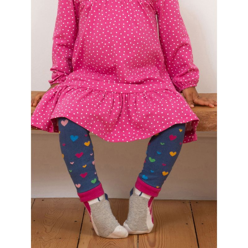 Kite kjole rosa med prikker - kun 104
