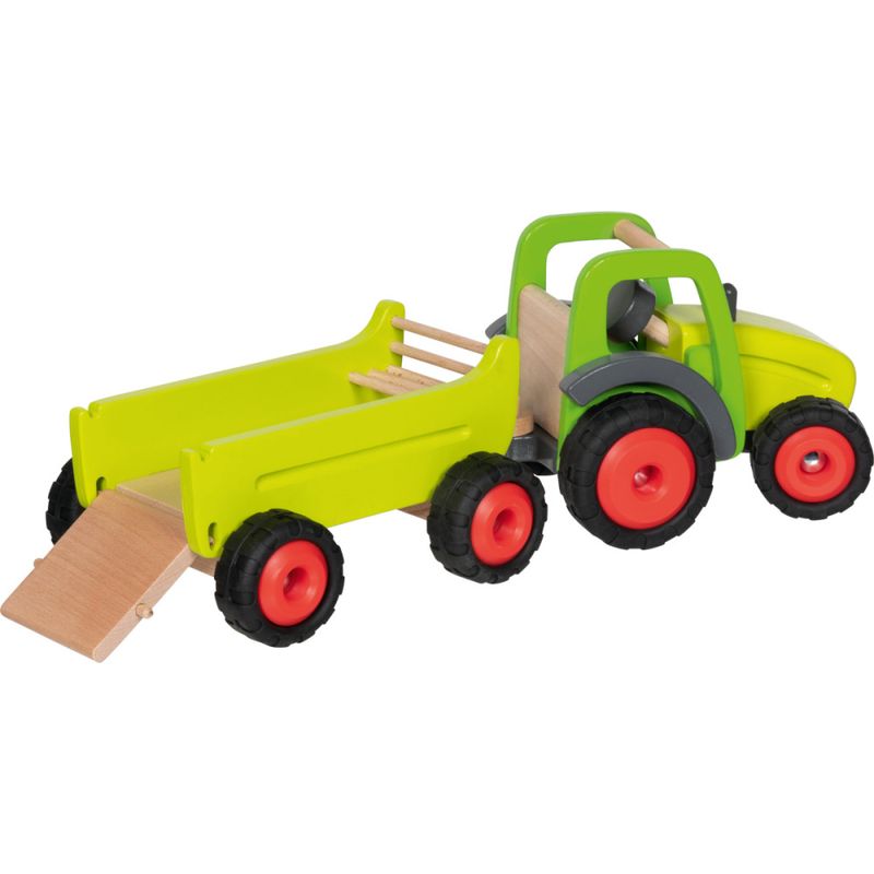 Goki stor traktor med henger - BESTILLINGSVARE