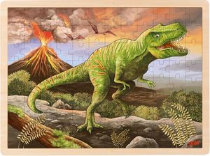 Hovedbilde Goki puslespill i treramme t-rex 96 biter