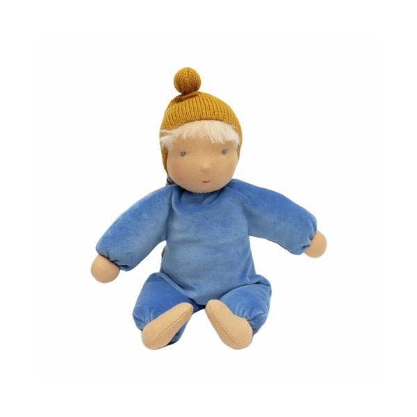 K&auml;the Kruse waldorfdukke Nana bl&aring; 35 cm