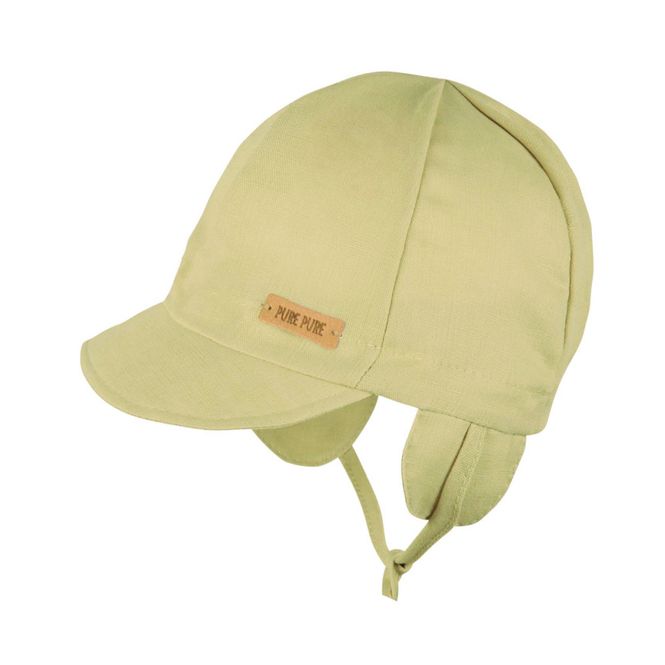 Hovedbilde Pure Pure babycaps lin/bomull lysegrønn - kun 41