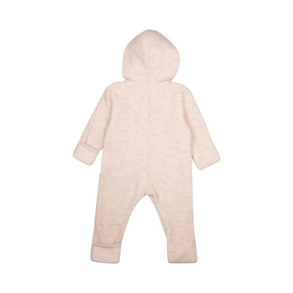 Pure Pure heldress ull/bomull fleece naturhvit - kun 86