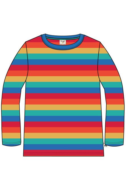 Hovedbilde Frugi trøye regnbuestriper