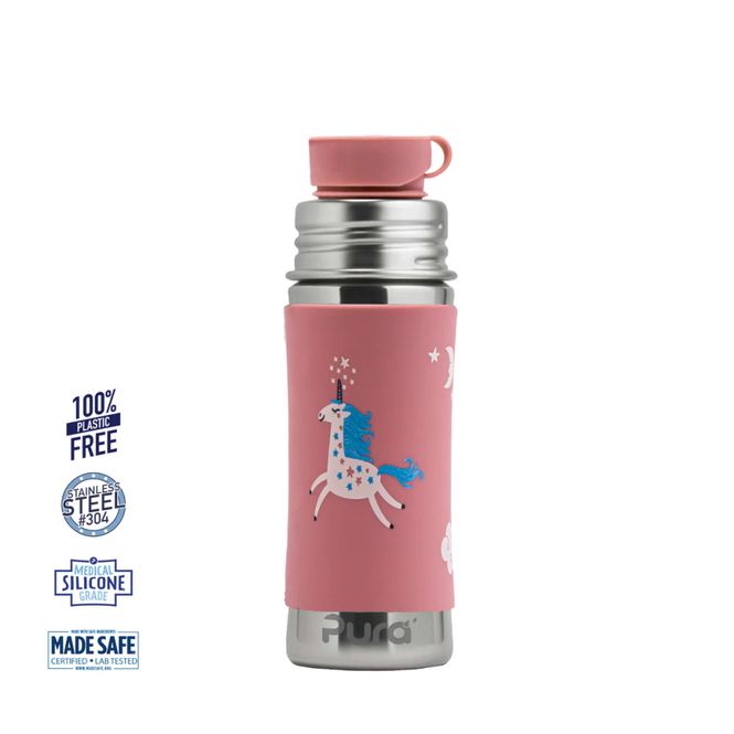 Hovedbilde Pura Sport Mini flaske stål 325 ml rosa ...