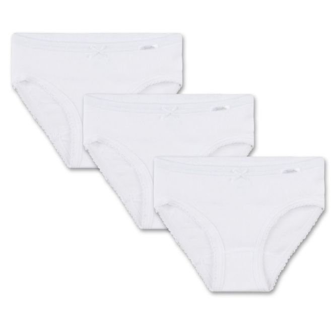 Hovedbilde Sanetta truser 3-pk. hvite - kun 128