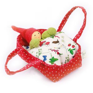 Hovedbilde Nanchen myk minidukke i seng r&oslash;d