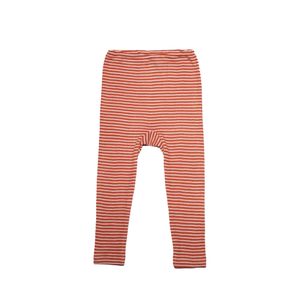 Hovedbilde Cosilana stillongs ull/silke striper oransje