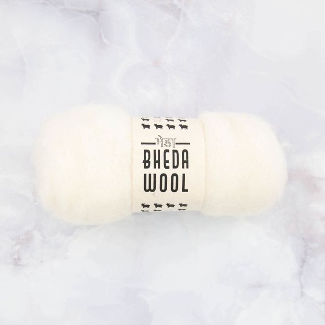Hovedbilde Bheda Wool naturhvit 25 g