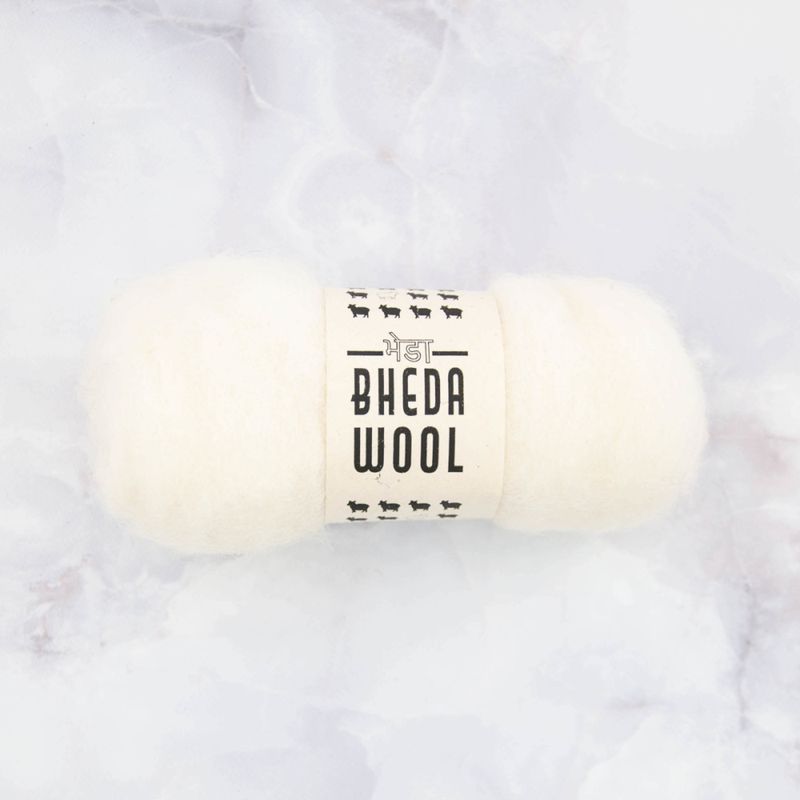 Bheda Wool naturhvit 25 g