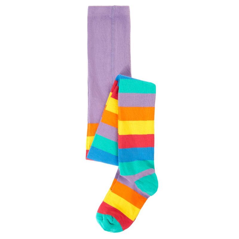 Frugi strømpebukse striper/lilla
