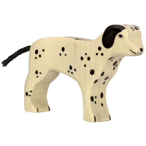 Holztiger trefigur hund dalmatiner