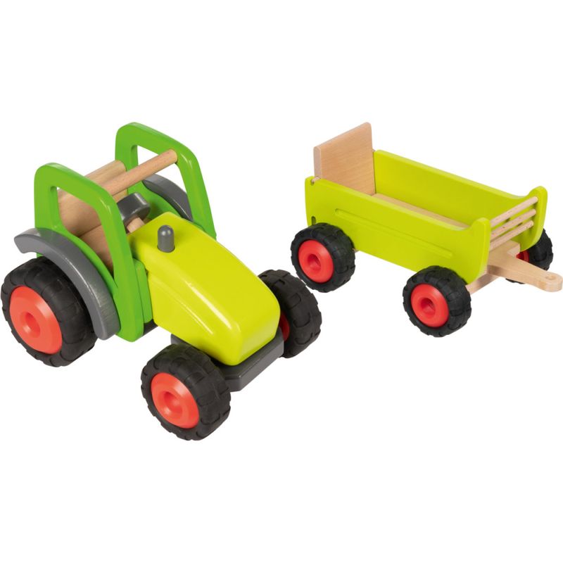 Goki stor traktor med henger - BESTILLINGSVARE