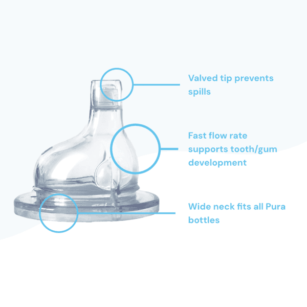 Pura Kiki® 2-pk. drikketut baby XL Sipper