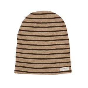 Hovedbilde Petit by Basics topplue ull beige/striper