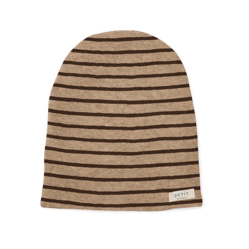 Petit by Basics topplue ull beige/striper