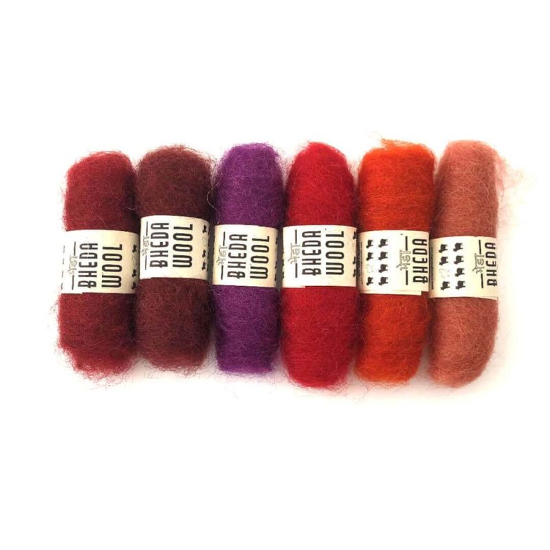 Bheda Wool MINI 6 farger á 2 gram - velg farge