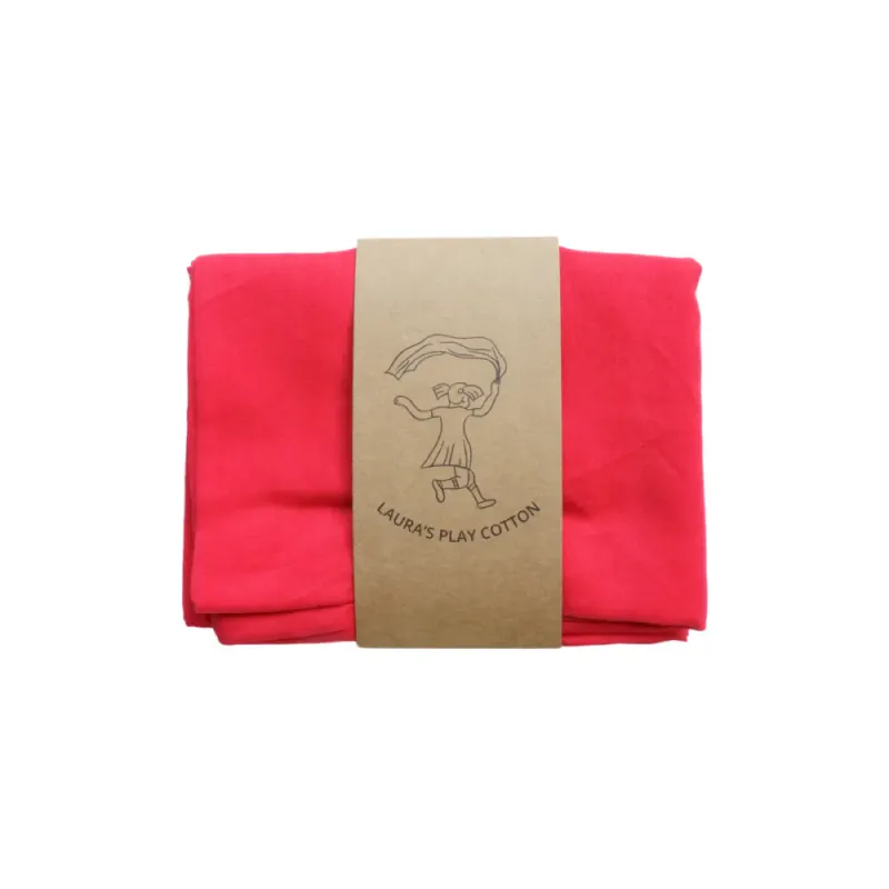Laura's Play Cotton lekestoff ensfarget 90x90 cm - velg farge