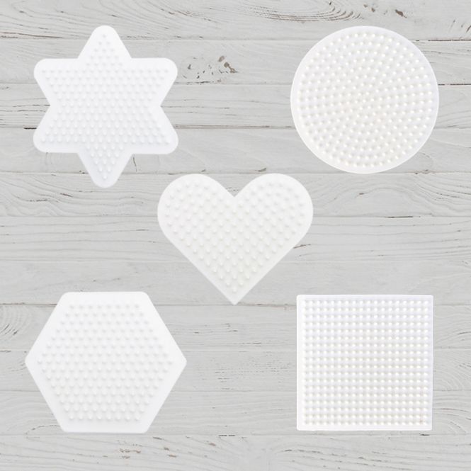 Hovedbilde NABBI® BioBeads liten perleplate - velg fasong